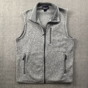 Patagonia Jacket Adult Medium Gray Sleeveless Vest Gilet Outdoor Casual Men's